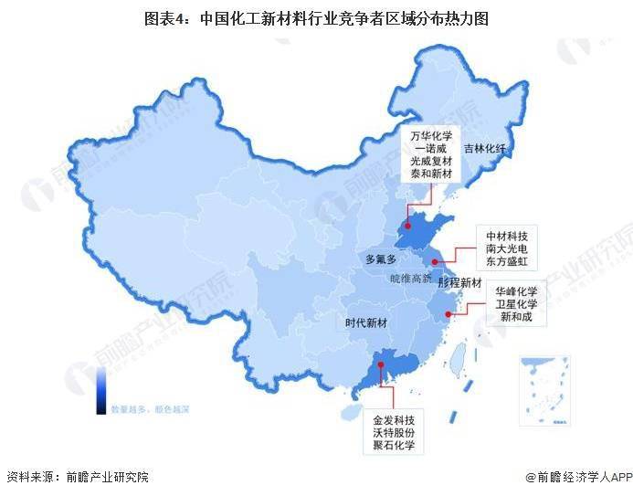 熊猫体育app：2023年中邦化工新原料行业区域市集方式了解 山东、广东和浙江区域市集角逐力较强(图4)